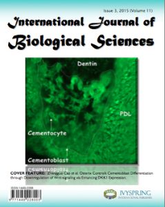 International Journal of Biological Sciences, March 2015 Cover