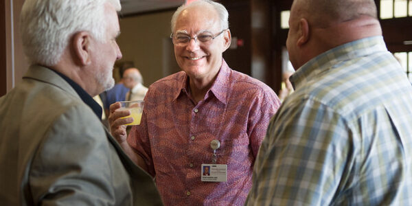 Dr. Dean Hudson during his June 30 retirement reception