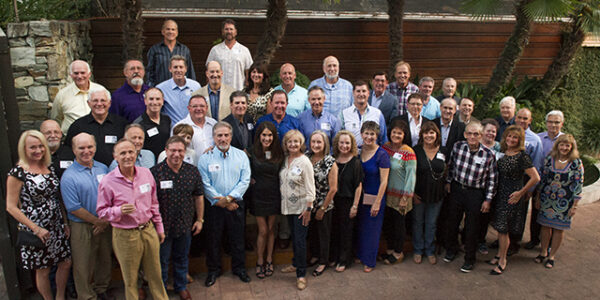 A group photo of the Class of 1985 during the Sept. 19 reunion.