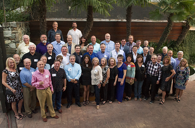 A group photo of the Class of 1985 during the Sept. 19 reunion.