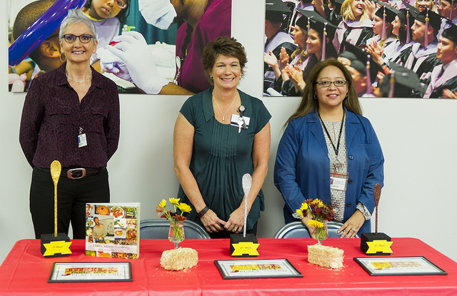 Chili Cook-Off winners, left to right: Pat Matulis, Angela Hickman and Claudia Rubalcado