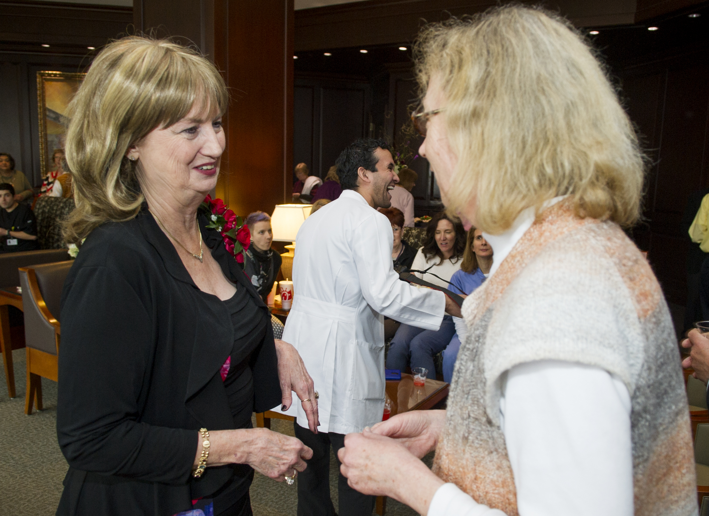 Debbie Ruff and Jeanne Santa Cruz