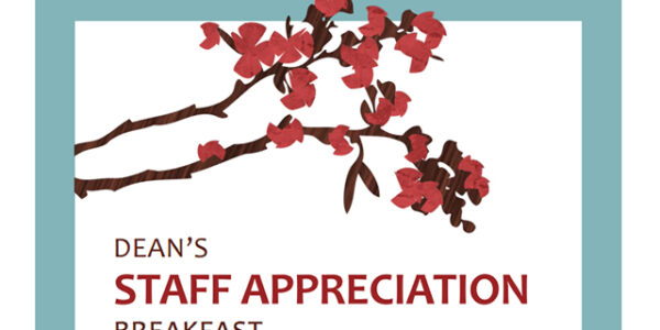 Dean's Appreciation Breakfast sign