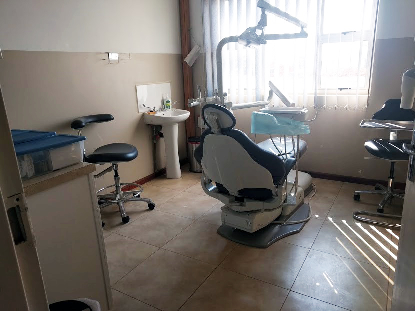 A view of the dental room at Northrise University's NUCare clinic, where dental students worked for several days.