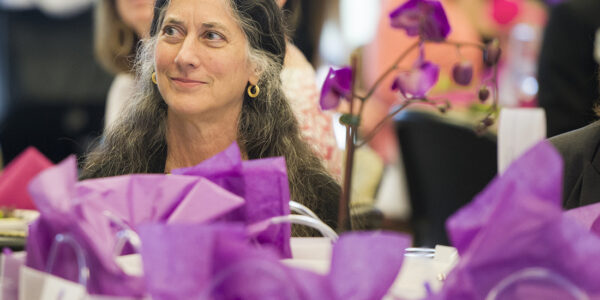 Dr. Janice DeWald during the Sept. 9 Caruth Luncheon