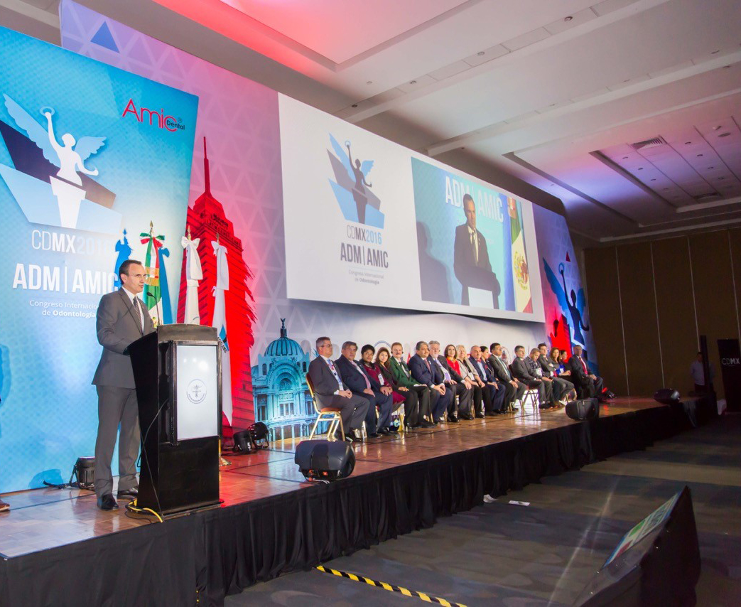 Mexican Dental Association International Congress of Dentistry opening ceremony