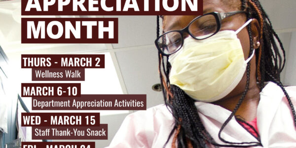 Staff Appreciation Month