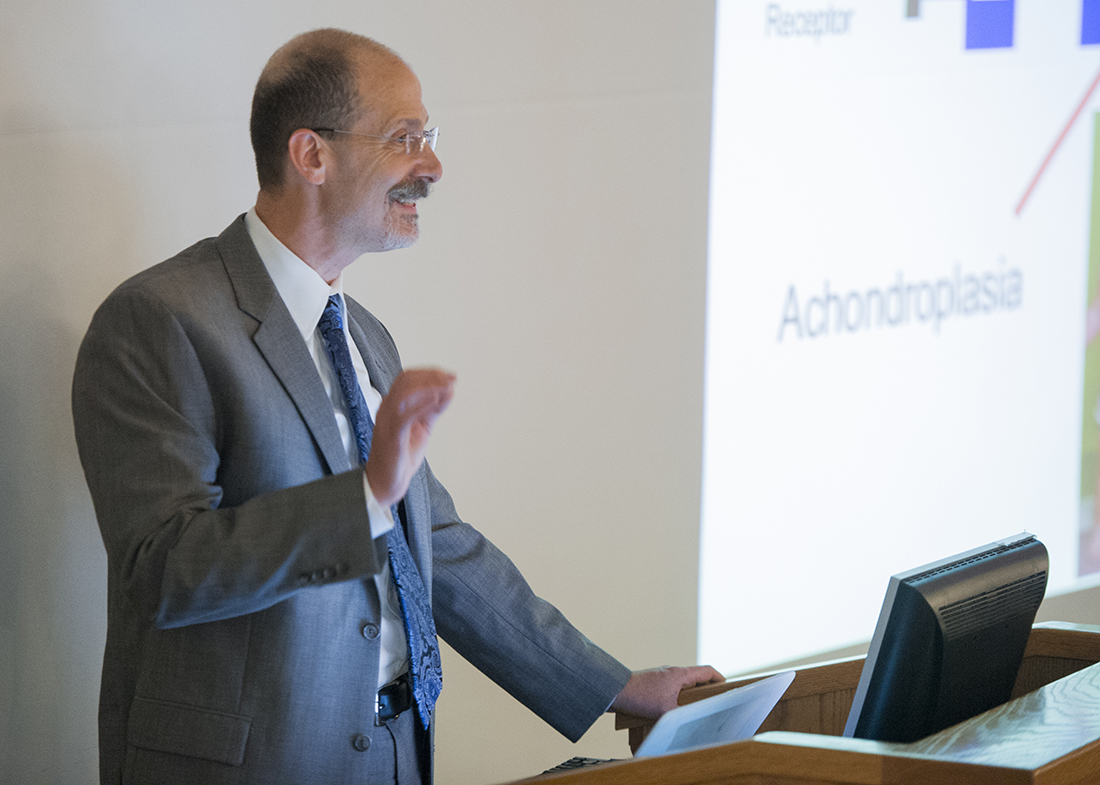 Dr. Alex Kane speaks during the craniofacial medicine and research symposium at Texas A&M College of Dentistry.