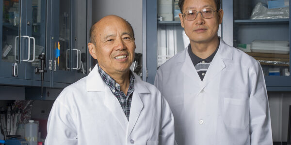 Presidential Impact Fellows Dr. Jerry Feng and Dr. Chunlin Qin