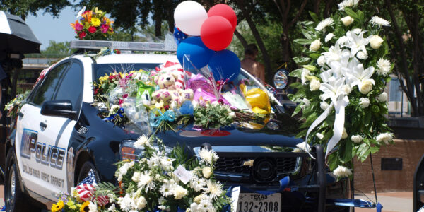 Memorial Cars at Jack Evans Police Headquarters