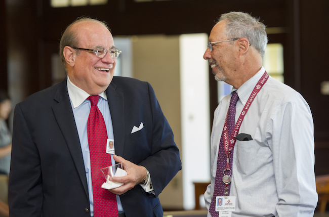 Dr. Benson and Dean Wolinsky