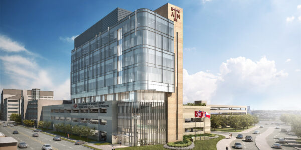 Texas A&M College of Dentistry Clinic and Education Building Rendering