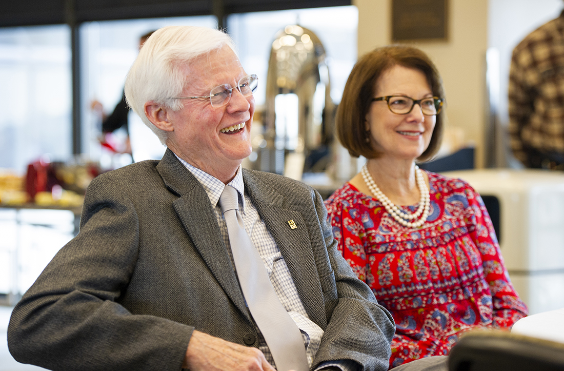 Dr. Charles Berry and wife, Sandra, at retirement reception