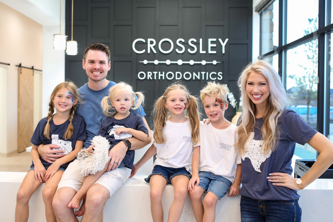 Dr. Aaron Crossley and family